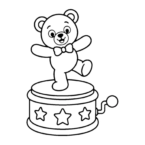 Music Box coloring page