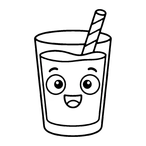 Chocolate Milk coloring page