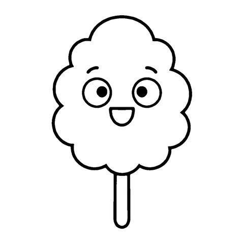 Cotton Candy coloring page