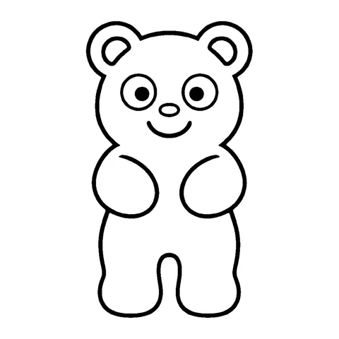 Gummy Bear coloring page