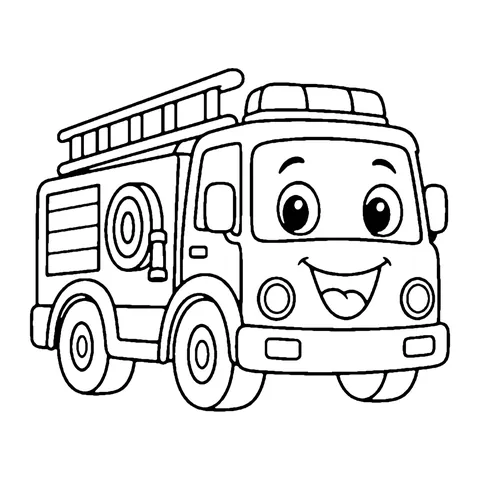 Fire Truck coloring page