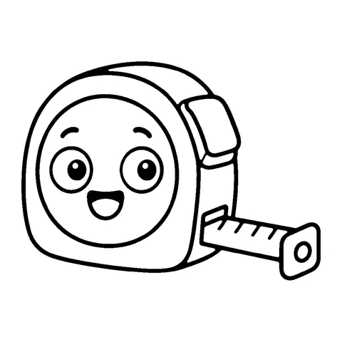 Measuring Tape coloring page