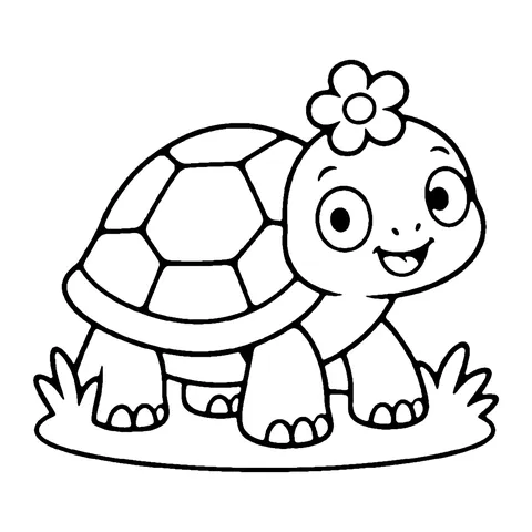 Desert Tortoise coloring page