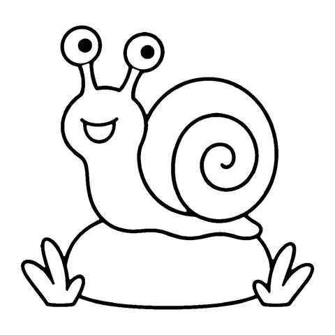 Garden Snail coloring page