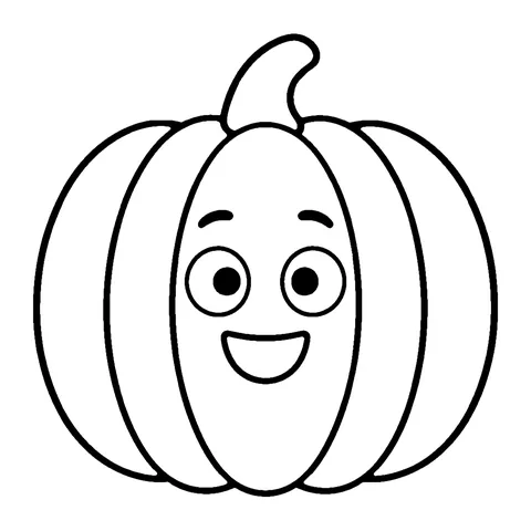 Pumpkin coloring page