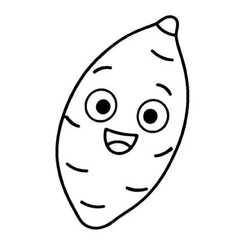 Sweet Potato coloring page